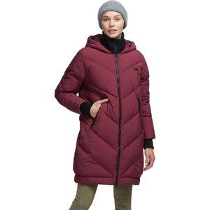 $350 THE NORTH FACE ALBROZ PARKA PUFFER 550 COAT NF0A3XBT DEEP GARNET RED XL